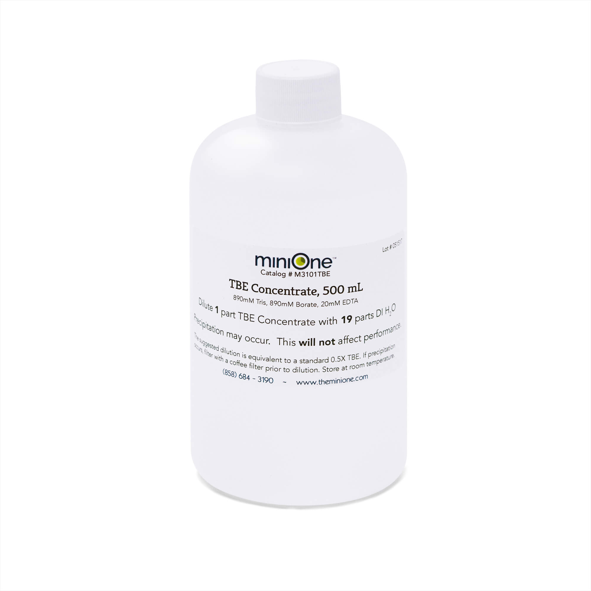 MiniOne® TBE Buffer kit bottle