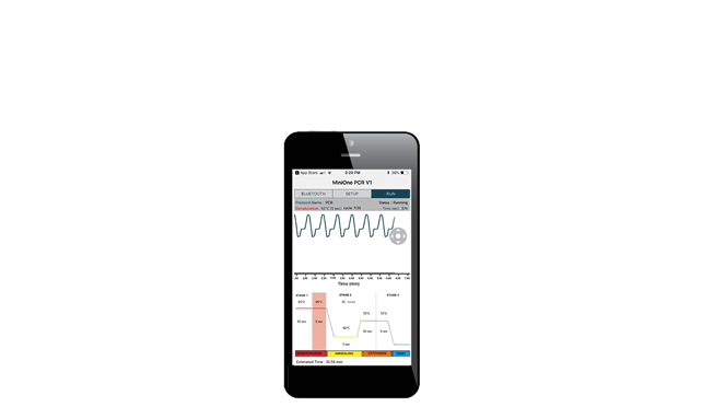 PCR Mobile App for iPhone